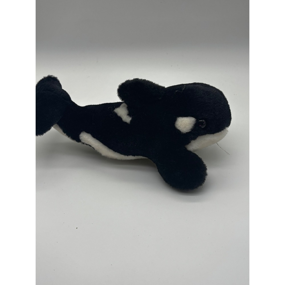 SeaWorld Orca Killer Whale Plush Stuffed‎ Animal Small Black White Shamu Toy